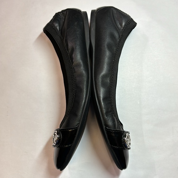 Coach Chelsey Ballet Flats Black Semi Mat in Size 6.5 - Picture 7 of 11